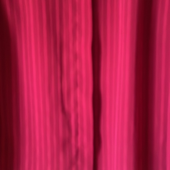 Vintage Susan Hutton red long sleeve button blouse with ruffle detail - Picture 2 of 6